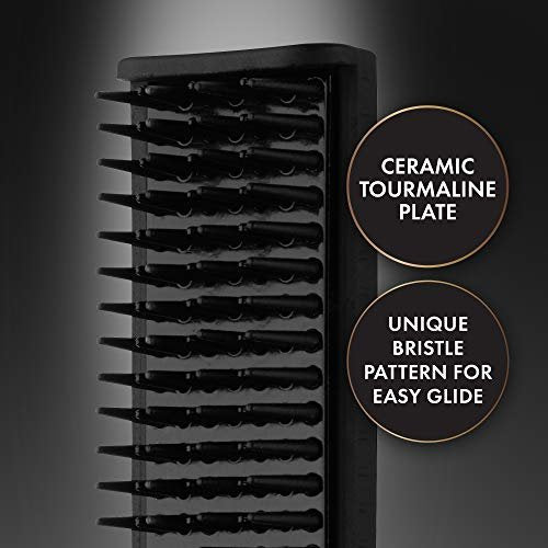 Hot Tools Herren Bartglätterbürste für einen glatten Finish – Keramikbürste für Bärte