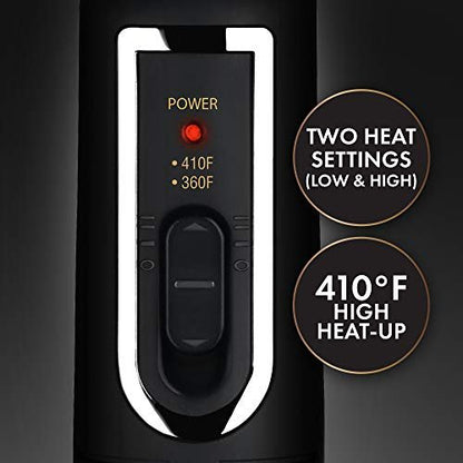 Hot Tools Herren Bartglätterbürste für einen glatten Finish – Keramikbürste für Bärte