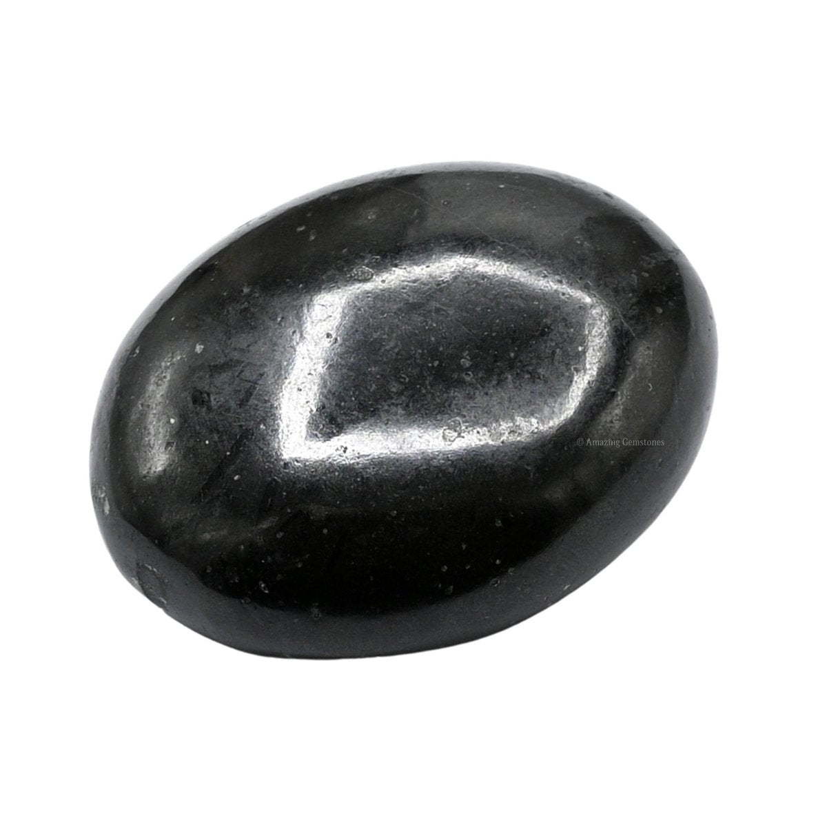 Schwarzer Turmalin Heilstein – Großer Handschmeichler für Glück, positive Energie & Meditation – Ideal als Geschenk für Frauen & Männer