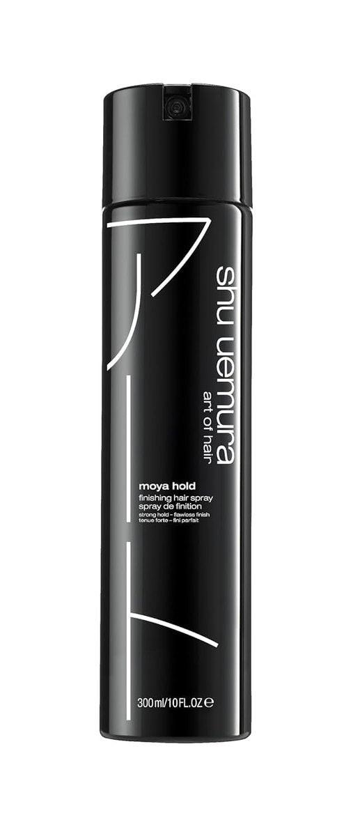 shu uemura art of hair moya hold finishing hair spray – langanhaltendes Haarspray für starken Halt, definiert Styles und verleiht Glanz, leichter Micro-Feint-Finish, für Slicked Back, Hochsteckfrisuren, Blowouts, 237 ml