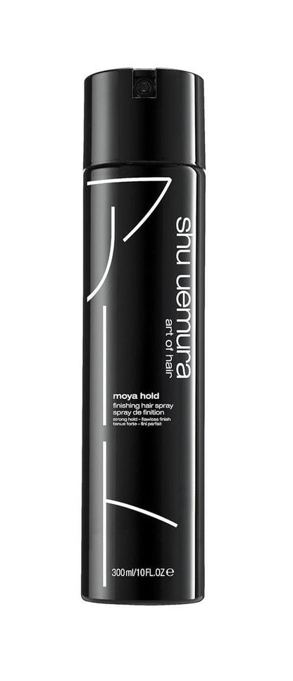 shu uemura art of hair moya hold finishing hair spray – langanhaltendes Haarspray für starken Halt, definiert Styles und verleiht Glanz, leichter Micro-Feint-Finish, für Slicked Back, Hochsteckfrisuren, Blowouts, 237 ml