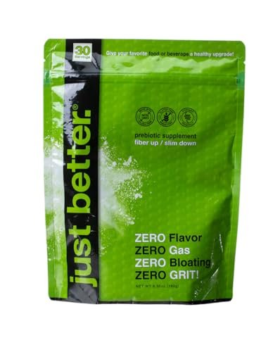 just better. Präbiotikum-Pulver für eine gesunde Darmflora | Ballaststoffpulver ohne Körnung, ohne Geschmack, ohne Blähungen oder Gas | Fühlen Sie sich schneller satt | Keto, Non-GMO, glutenfrei, vegan – 30 Portionen