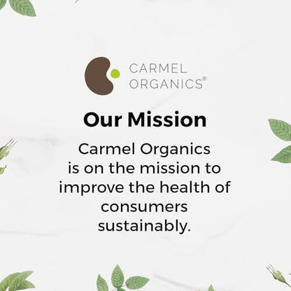CARMEL ORGANICS Bio Ashwagandha Wurzelpulver (227 g) – USDA Bio, Laborgeprüft, Non-GMO & Glutenfrei | Withania Somnifera aus Indien