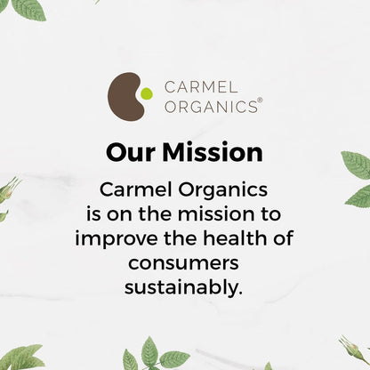 CARMEL ORGANICS Bio Ashwagandha Wurzelpulver (227 g) – USDA Bio, Laborgeprüft, Non-GMO & Glutenfrei | Withania Somnifera aus Indien
