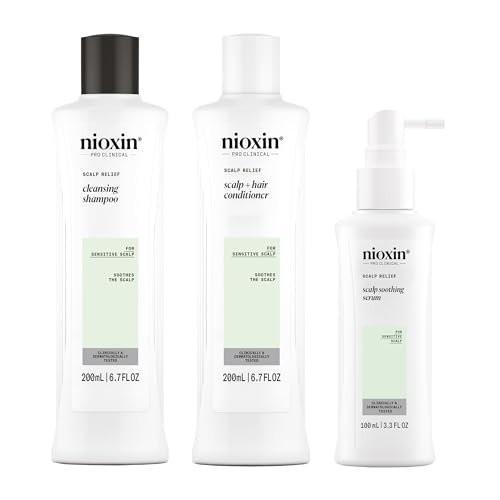 Nioxin Scalp Relief System Kit | Für empfindliche, juckende Kopfhaut | Mit Aloe Vera und Vitamin E | Probiergröße