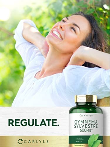 Carlyle Gymnema Sylvestre Kapseln | 200 Stück | Nahrungsergänzungsmittel, Non-GMO & Glutenfrei