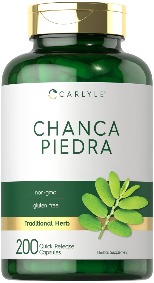 Carlyle Chanca Piedra | 200 Kapseln | Nicht-GVO und glutenfrei | Traditionelle Kräuterformel