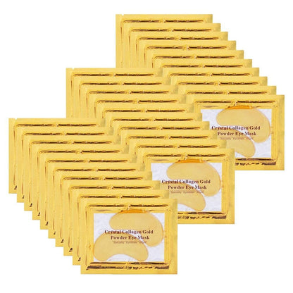 NIYET 30 Paar Goldene Feuchtigkeitsspendende Augenpflaster mit Kollagen – Anti-Aging Augenmasken gegen Tränensäcke und dunkle Augenringe