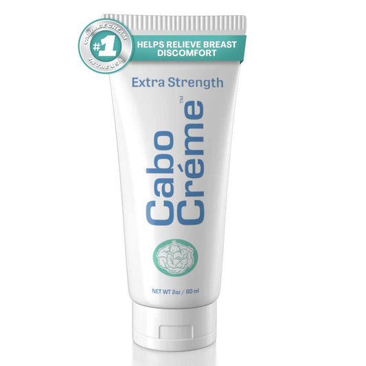 CaboCréme Extra Strength Kohlcreme - 2-fache Stärke zur Linderung von Brustschwellungen und Unterstützung beim Abstillen - Milchstau lösen - von Gynäkologen entwickelt & von stillenden Müttern empfohlen - 57 g