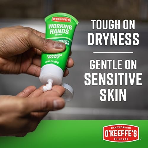 O'Keeffe's Working Hands Handcreme für extrem trockene Hände - 7 oz Tube (2er Pack) - Reparierende Hautpflege für rissige, trockene Hände