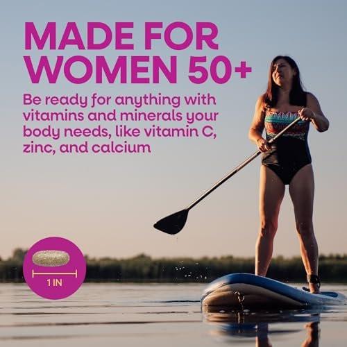 Nature's Way Alive! Frauen 50+ Complete Multivitamin Tabletten – Tägliches Vitamin für Frauen ab 50, unterstützt Herz, Knochen und Gehirnfunktion* mit Superfood-Antioxidantien, 50 Tabletten