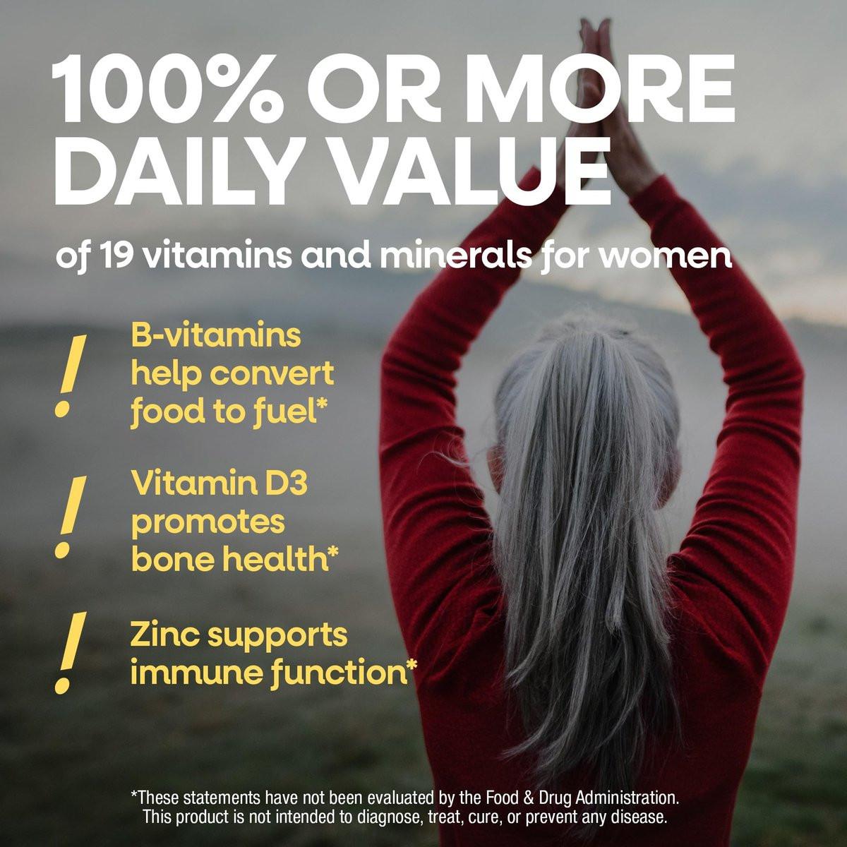 Nature's Way Alive! Frauen 50+ Complete Multivitamin Tabletten – Tägliches Vitamin für Frauen ab 50, unterstützt Herz, Knochen und Gehirnfunktion* mit Superfood-Antioxidantien, 50 Tabletten