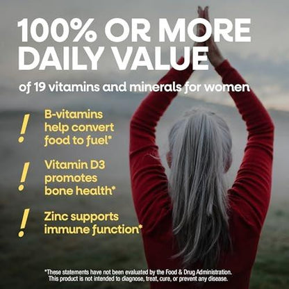 Nature's Way Alive! Frauen 50+ Complete Multivitamin Tabletten – Tägliches Vitamin für Frauen ab 50, unterstützt Herz, Knochen und Gehirnfunktion* mit Superfood-Antioxidantien, 50 Tabletten