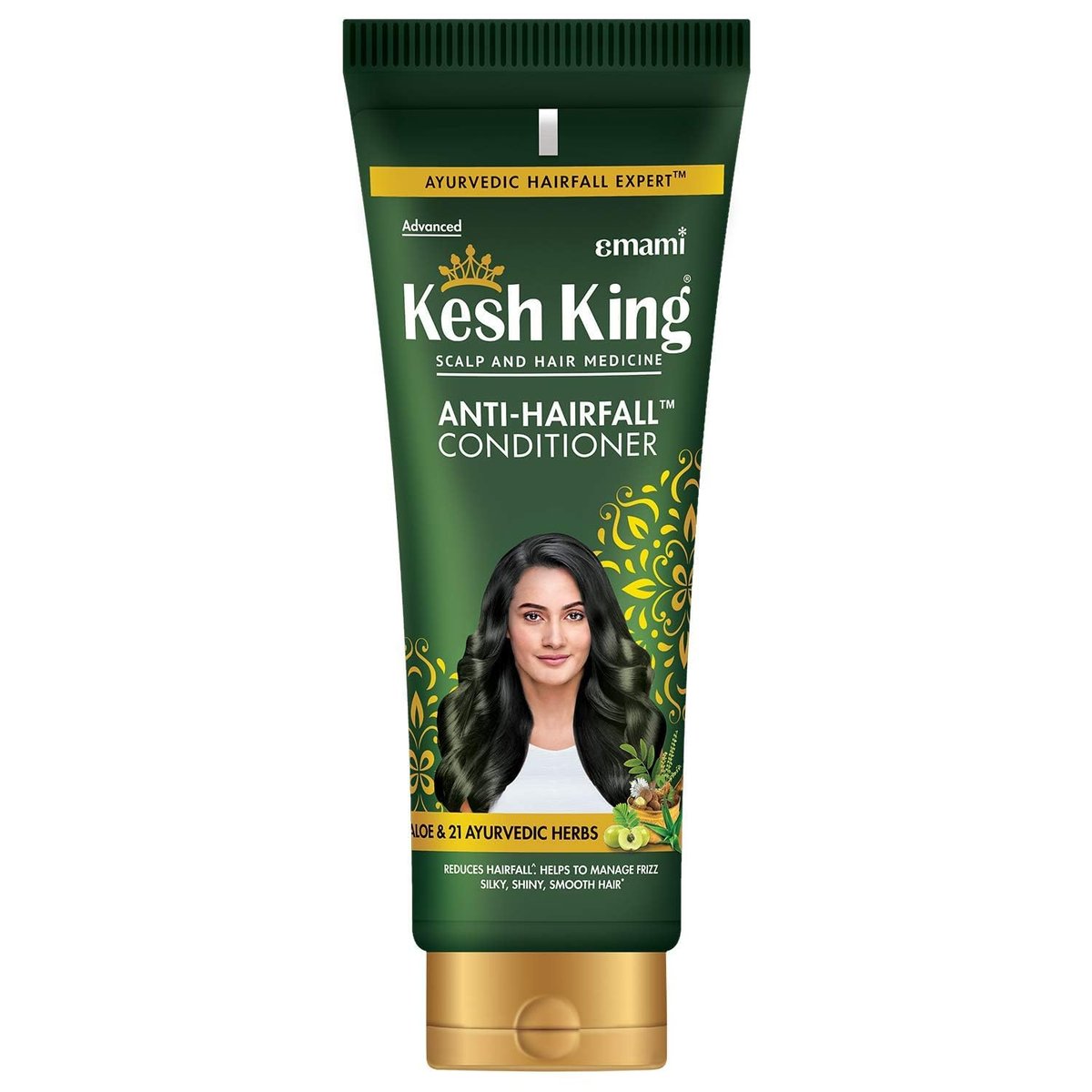 KESH KING Anti-Haarausfall Conditioner | mit 21 natürlichen Kräutern & Aloe Vera | Frizz-Kontrolle | Feuchtigkeit für gesunde Kopfhaut | Pflegt das Haar | 200 ml
