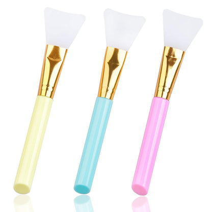 3er-Pack Premium Silikon-Gesichtsmaskenpinsel – AULLUA Mask Beauty Tool, weicher Silikon-Gesichtsmaskenapplikator, haarlose Feuchtigkeitscreme, Körperlotion-Applikator