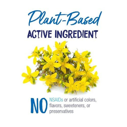Boiron Hypericum Perforatum 30C Homöopathisches Mittel zur Linderung von Nervenschmerzen, Zahnschmerzen, Bein- oder Rückenschmerzen und stechenden Schmerzen – 3 Tuben (240 Kügelchen)