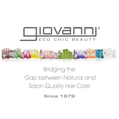 GIOVANNI Smooth as Silk Deeper Moisture Shampoo & Conditioner Set, 8,5 Unzen – Feuchtigkeitsspendend, Frizz-kontrollierend, Farbschutz