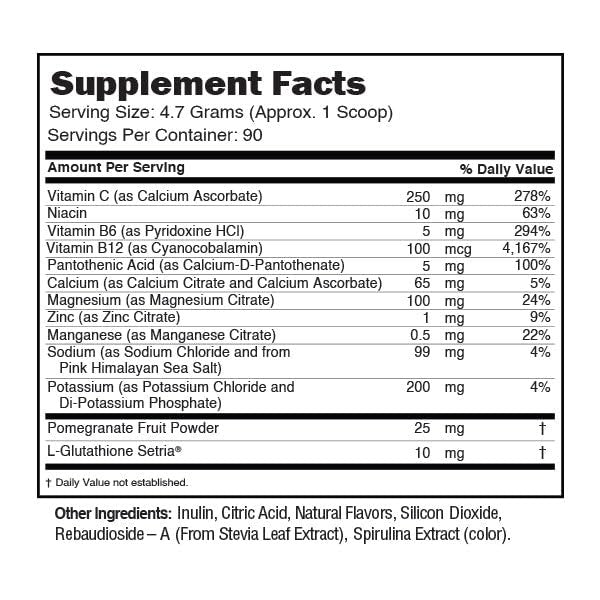 JUNP Elektrolytpulver Ohne Zucker Ohne Kohlenhydrate – Beeren-Limonade Keto Elektrolyt-Getränkemischung – Kalium- & Salz-Hydrationspulver – Null Kalorien Zuckerfreies Elektrolytpulver, 90 Portionen