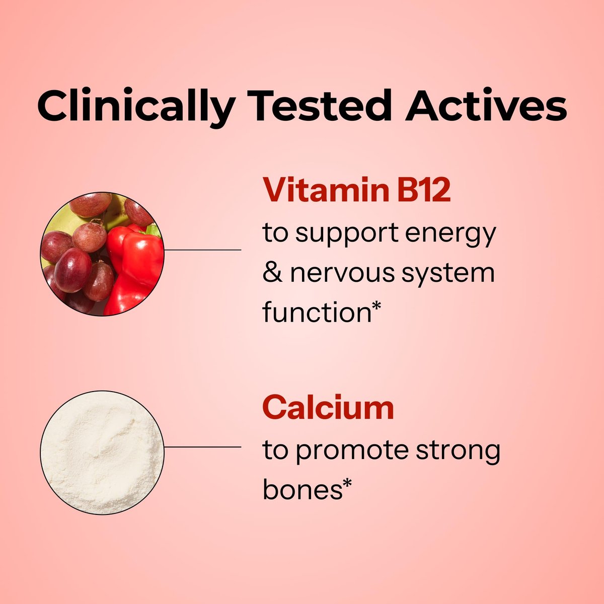 HUM B12 Turbo – Hochdosiertes Vitamin B12 Präparat mit Calcium für tägliche Energie, vegan & glutenfrei, 30 Tabletten