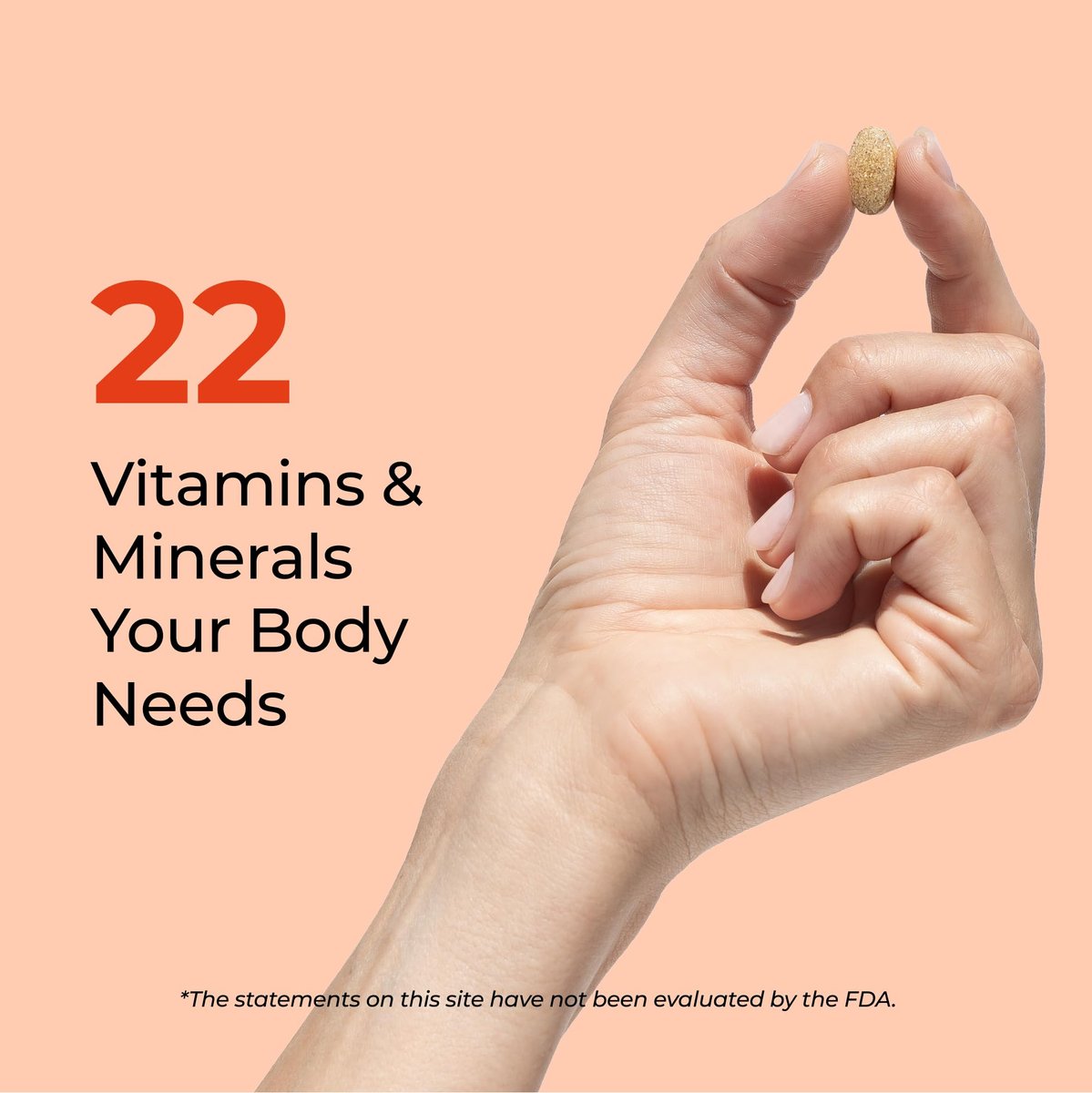 HUM Base Control Multivitamin für Frauen – 22 essentielle Vitamine & Mineralien, Vitamin C, Eisen, Biotin, Zink, B-Komplex, Unterstützung für die Prämenopause, glutenfrei, 30 Kapseln