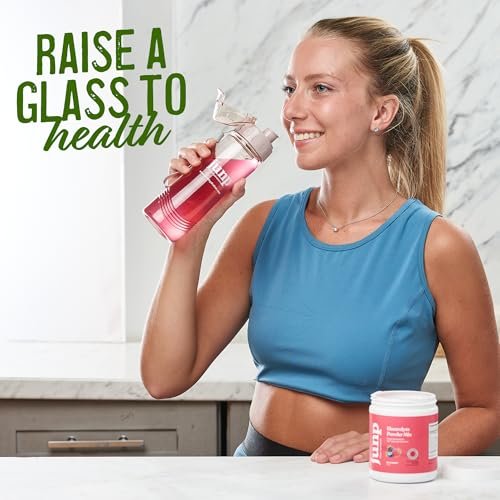 JUNP Elektrolytpulver ohne Zucker und Kohlenhydrate – Zitronenlimonade Keto-Elektrolyt-Getränk – Kalium- und Salzpulver – Null Kalorien, zuckerfrei, koscher, 90 Portionen
