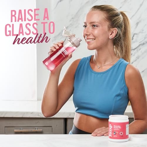 JUNP Electrolytes Pulver ohne Zucker und Kohlenhydrate – Trauben Keto Elektrolytgetränk – Kalium & Salz Hydrationspulver – Kalorienfrei, Zuckerfrei, 90 Portionen