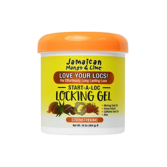Jamaican Mango & Lime Start-A-Loc Locking Gel – Fester Halt für Locs, Twists, Braids und Retwists – Stärkt das Haar und spendet der Kopfhaut Feuchtigkeit (454 g)