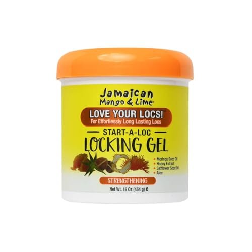 Jamaican Mango & Lime Start-A-Loc Locking Gel – Fester Halt für Locs, Twists, Braids und Retwists – Stärkt das Haar und spendet der Kopfhaut Feuchtigkeit (454 g)