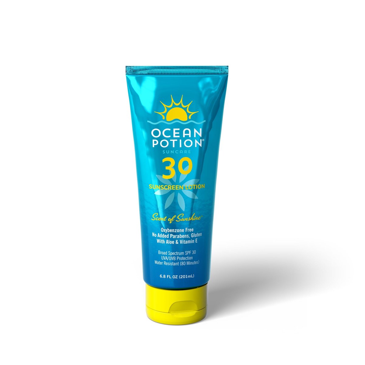 Ocean Potion SPF 30 Sonnenlotion Körper, Breitspektrum UVA/UVB-Schutz mit Aloe und Vitamin E, Wasserbeständige Nicht-Fettende Sonnencreme, 193 ml