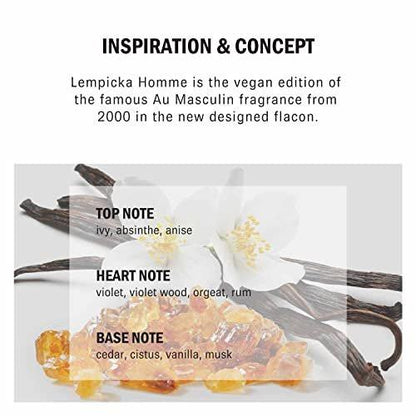 Lolita Lempicka Homme Eau de Toilette für Männer – 100 ml (3,4 Fl Oz)