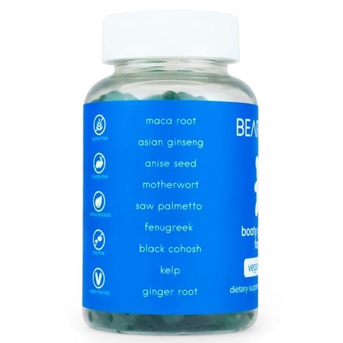 BEARVANA Pfirsich Unterstützung Multivitamin Gummis für Frauen | Pflanzliches & Vitamin Gummipräparat für tägliches Wohlbefinden | Beerengeschmack | 60 Gummis