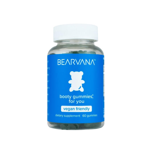 BEARVANA Pfirsich Unterstützung Multivitamin Gummis für Frauen | Pflanzliches & Vitamin Gummipräparat für tägliches Wohlbefinden | Beerengeschmack | 60 Gummis