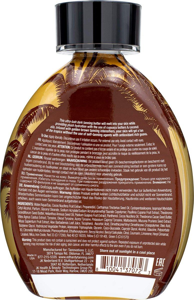 Ed Hardy Brazilian Browning Butter – Hautverjüngende Bräunungsbutter mit Cupuaçu-Butter und Kokosölen für intensive Feuchtigkeitsversorgung, 13,5 oz