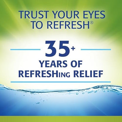 Refresh Relieva PF Lubricating Eye Drops – Konservierungsmittelfreie Einzeldosen für trockene Augen, 30 Stück