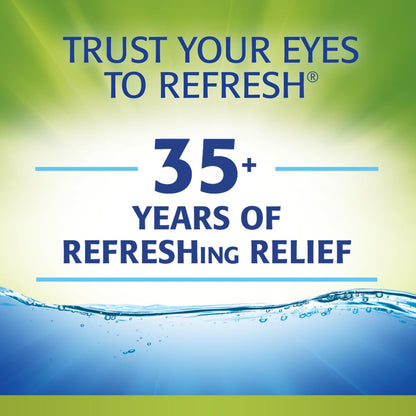 Refresh Relieva PF Lubricating Eye Drops – Konservierungsmittelfreie Einzeldosen für trockene Augen, 30 Stück