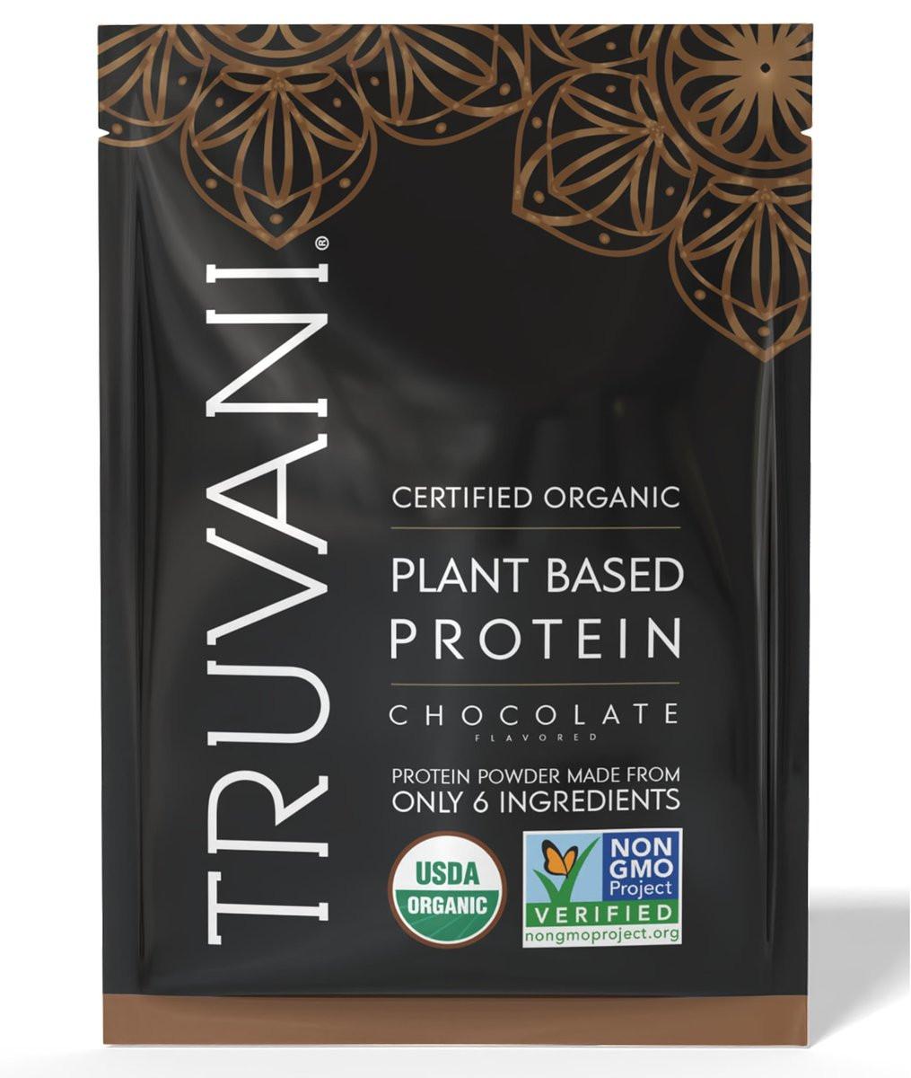 Truvani Veganes Erbsenproteinpulver | Schokolade | 20g Bio-Pflanzenprotein | 1 Portion | Keto | Gluten- & laktosefrei | Low Carb | Ohne Zuckerzusatz