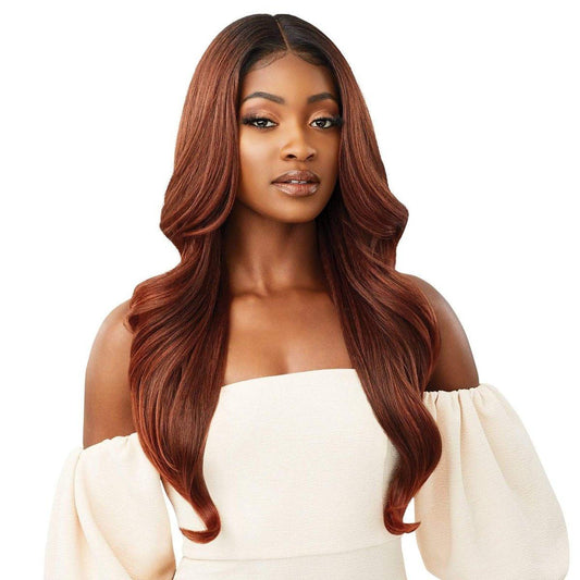 Outré Melted Hairline Lace Front Wig – SERAPHINE in Off Black 1B – HD Transparent Lace für natürlichen Ansatz