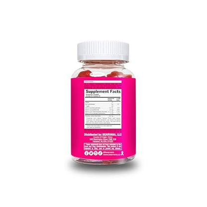BEARVANA Top Support Frauen Multivitamin Gummis | Kräuter- & Vitamin-Gummis für tägliches Wohlbefinden | Beere-Geschmack | 60 Gummis