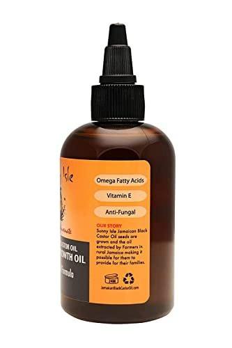 Sunny Isle Jamaican Black Castor Oil Root Repair Growth Oil, Braun 118 ml (2er Pack)