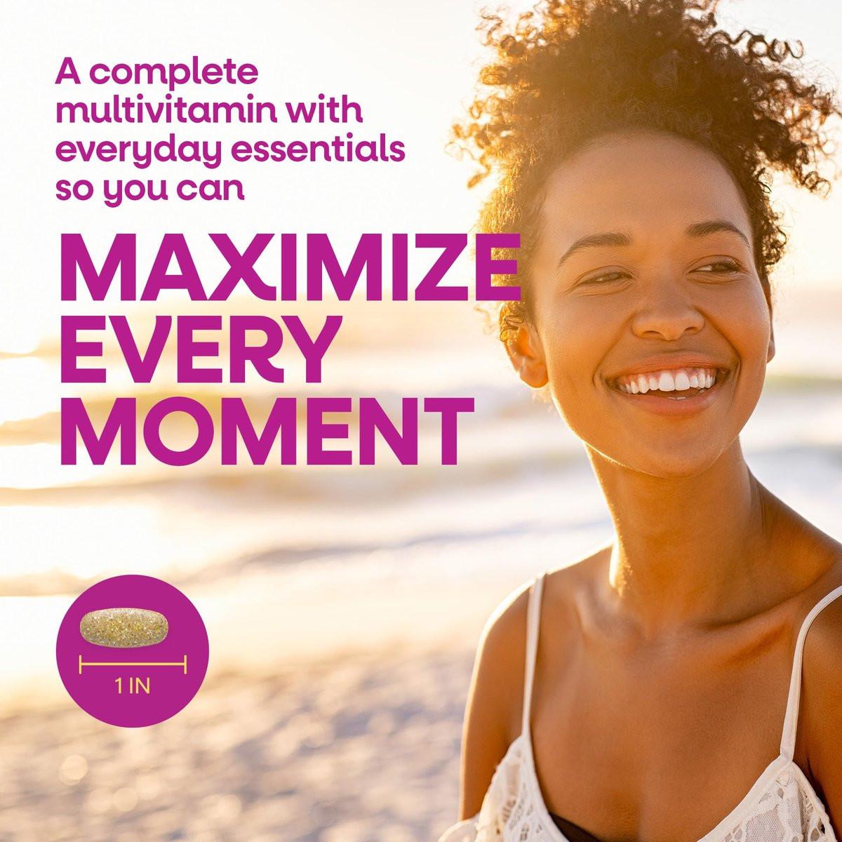 Nature's Way Alive! Komplett Multivitamin für Frauen – Tägliches Frauenvitamin mit B-Vitaminen, Superfood-Antioxidantien, unterstützt den Energiestoffwechsel, Haare, Haut & Nägel, 50 Tabletten