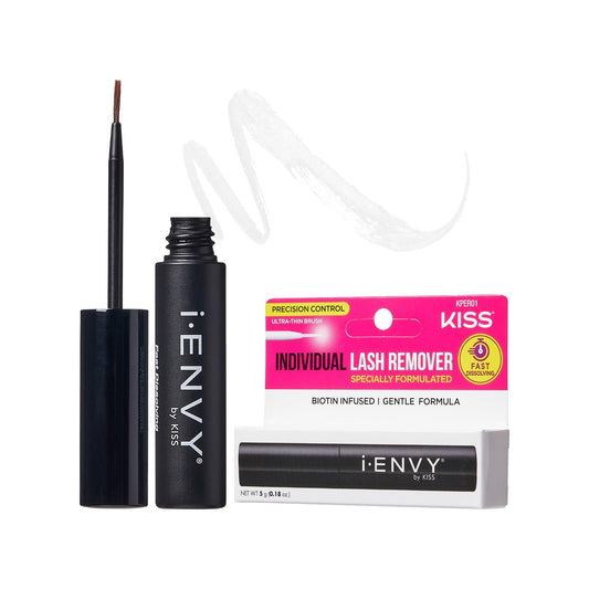 IENVY Wimpernentferner für Wimpernverlängerungen – Sanfte Augenreinigung für Cluster-, Einzel- und falsche Wimpern – DIY Bond & Seal Kleber Reiniger
