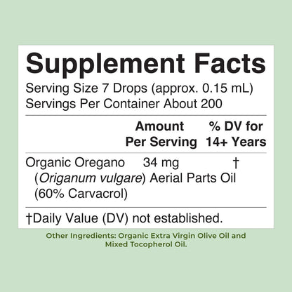 MaryRuth Organics Oregano Öl Tropfen | 6 Monate Vorrat | USDA Bio Oreganoöl flüssig | Kräutermischung für Immununterstützung | Verdauungsgesundheit | Allgemeines Wohlbefinden | Vegan | Zuckerfrei | Non-GMO | 30 ml