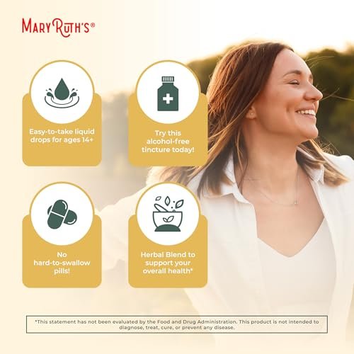 MaryRuth Organics USDA Bio Flüssige Atemwegs-Tropfen mit Königskerze, Eibischwurzel & Holunder | Königskerzen-Tropfen für die Lunge | Kräutermischung zur Immununterstützung | Vegan | 30 ml