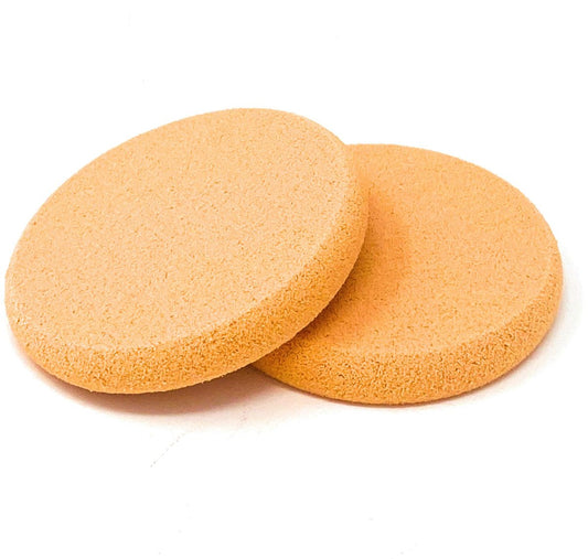 Merle Norman Total Finish Makeup Schwamm – 2 Stück, Orange, Make-up-Schwamm für nahtloses Auftragen