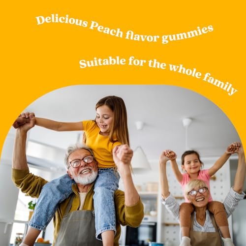 BeLive Bio Omega 3 Gummis – 60 Stück | Vegane Omega 3, 6, 7 & 9 aus Leinöl & Sanddornfruchtöl für Kinder & Erwachsene, Ganzkörper-, Gehirn- & Augenunterstützung, Zuckerfrei – Pfirsichgeschmack