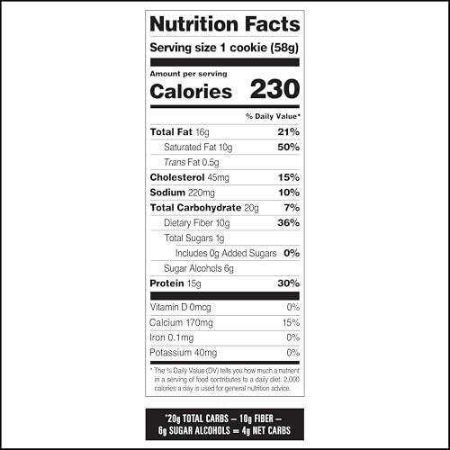 Quest Nutrition Snickerdoodle Protein Cookie – 15g Protein, 1g Zucker, Keto-freundlich, 4er-Pack