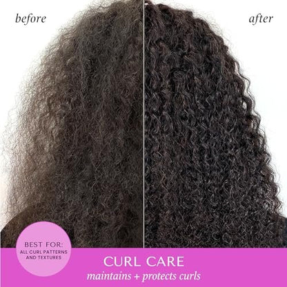 HASK Curl Care Shampoo & Conditioner Set mit Kokos- und Arganöl | Für lockiges Haar, sulfatfrei, parabenfrei, glutenfrei, vegan, tierversuchsfrei, farbsicher | 2x 355 ml