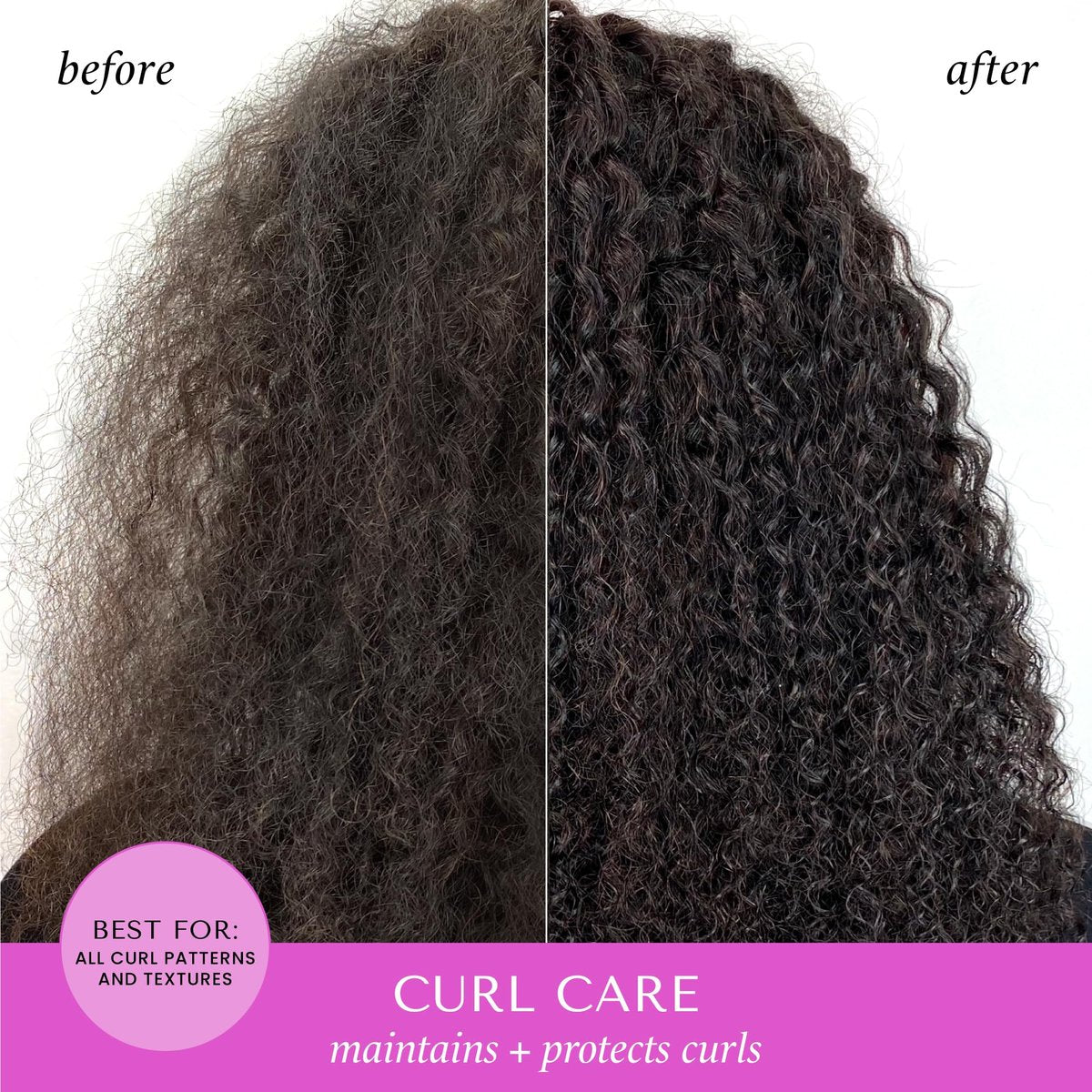 HASK Curl Care Shampoo & Conditioner Set mit Kokos- und Arganöl | Für lockiges Haar, sulfatfrei, parabenfrei, glutenfrei, vegan, tierversuchsfrei, farbsicher | 2x 355 ml