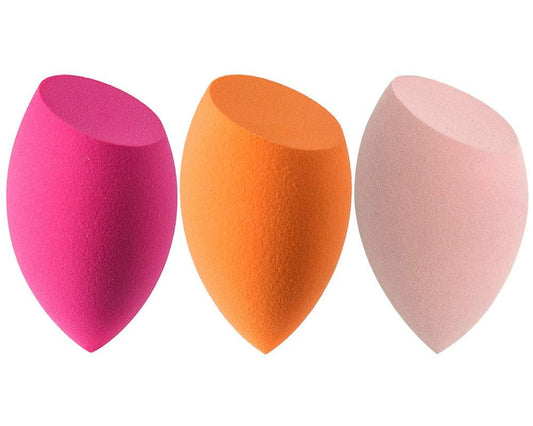 Make-up Schwämme Set für trockene & nasse Anwendung – Foundation Blending Schwamm für Concealer, Rouge, Puder, mehrfarbige Blender Schwämme (4 Stück - Mehrfarbig A) (3 Stück - Mehrfarbig A)