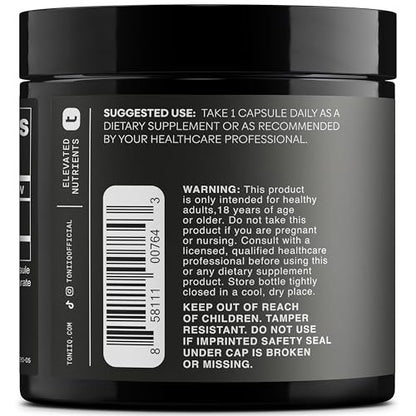 Toniiq 99%+ 20mg PQQ Supplement – Hochreines PQQ 20 mg konzentrierte Formel – 120 Kapseln – Pyrrolochinolinchinon – 1 Kapsel pro Portion – Vegetarische Kapseln